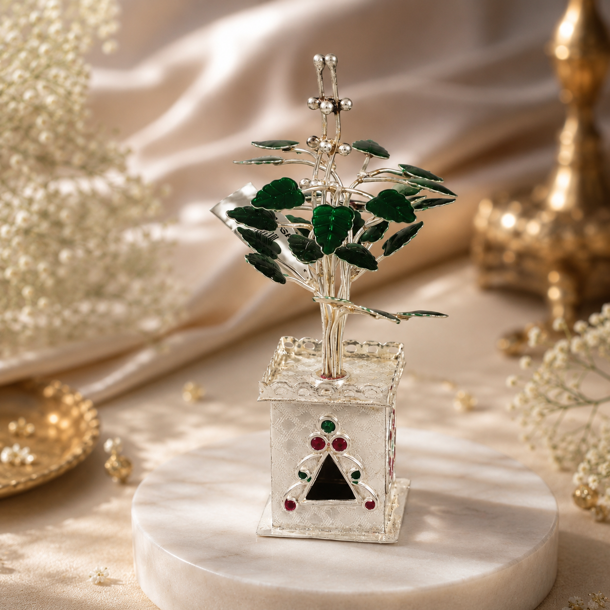 Divine Silver Tulsi Plant
