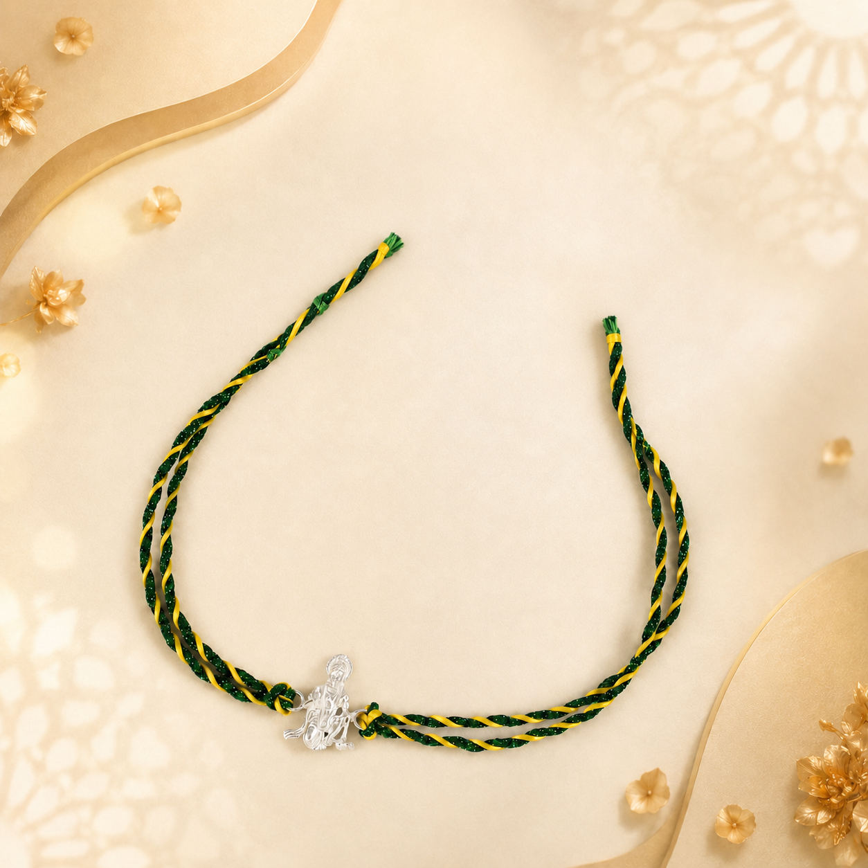 Veer Hanuman Silver Rakhi