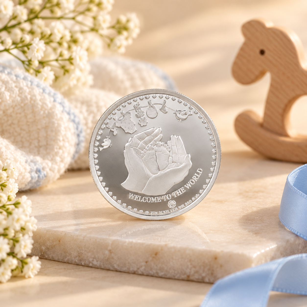 Rainbow Baby Moments 50Gm Silver Coin