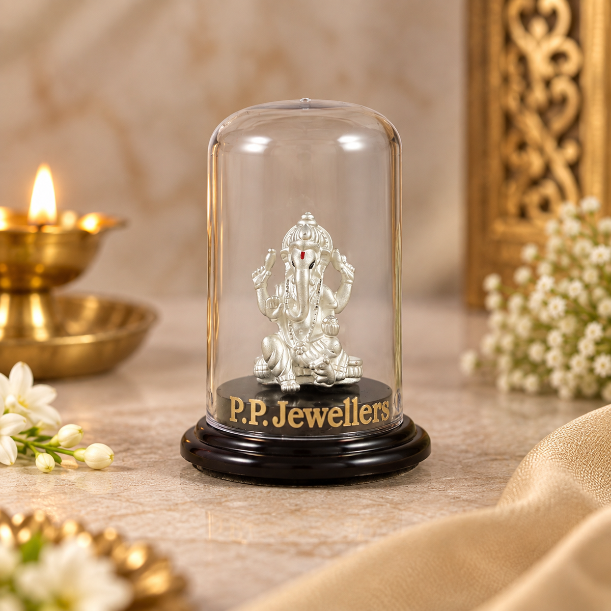 Ekadanta Serenity Silver Idol