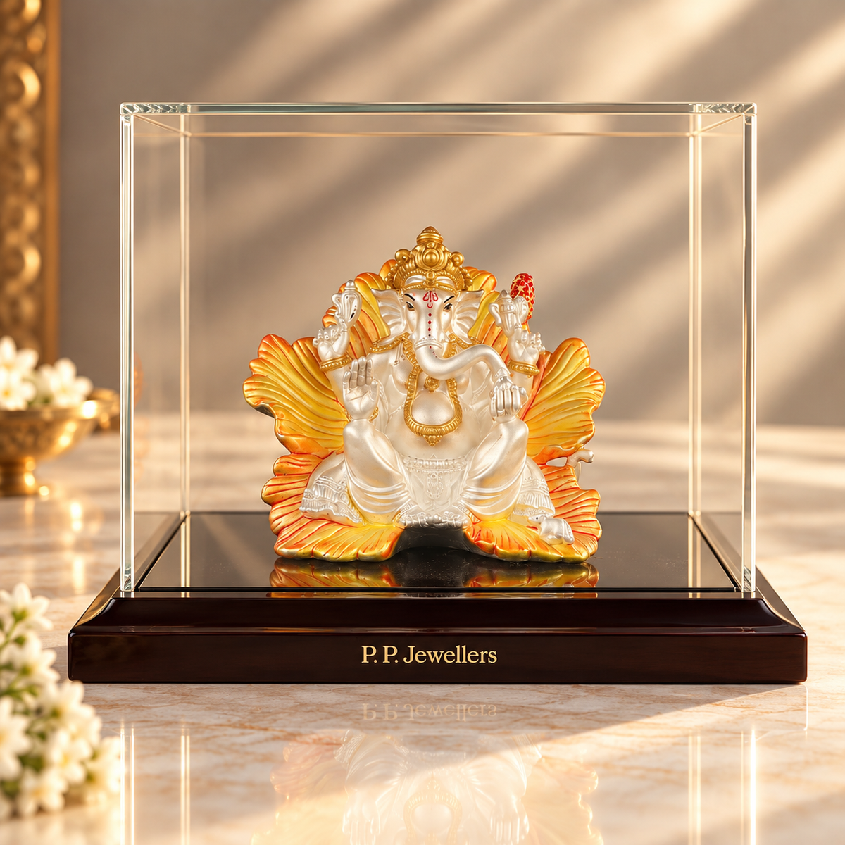 Arun Kamal Vighnaharta Silver Idol