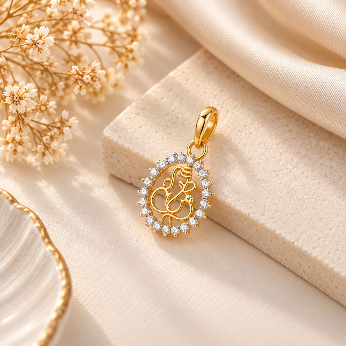Shree Ganesh Gold Pendant