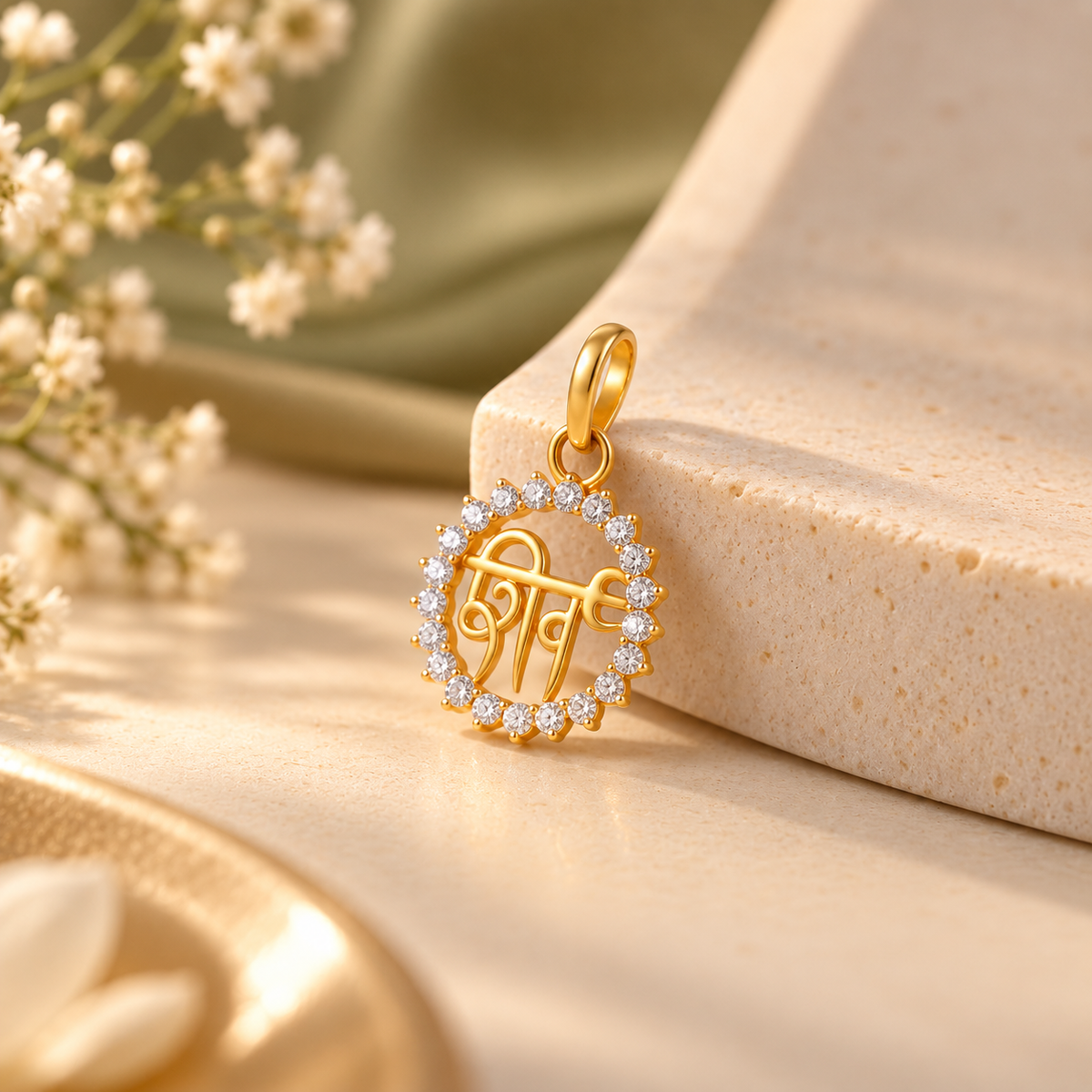 Shiv Jyoti Gold Pendant