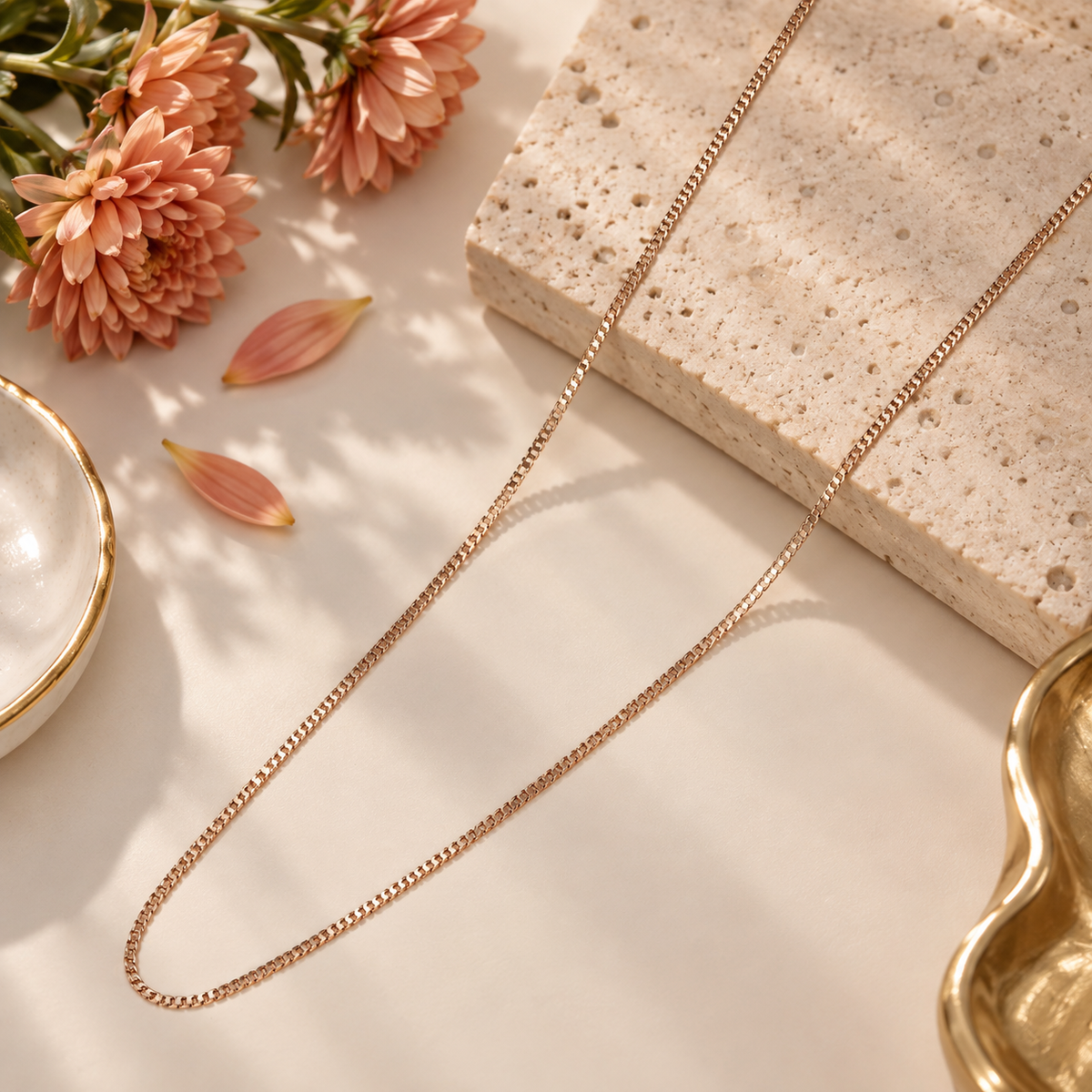 Nitya Classic Rose Gold Chain