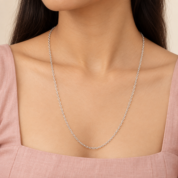 Vanya Classic Link Silver Chain