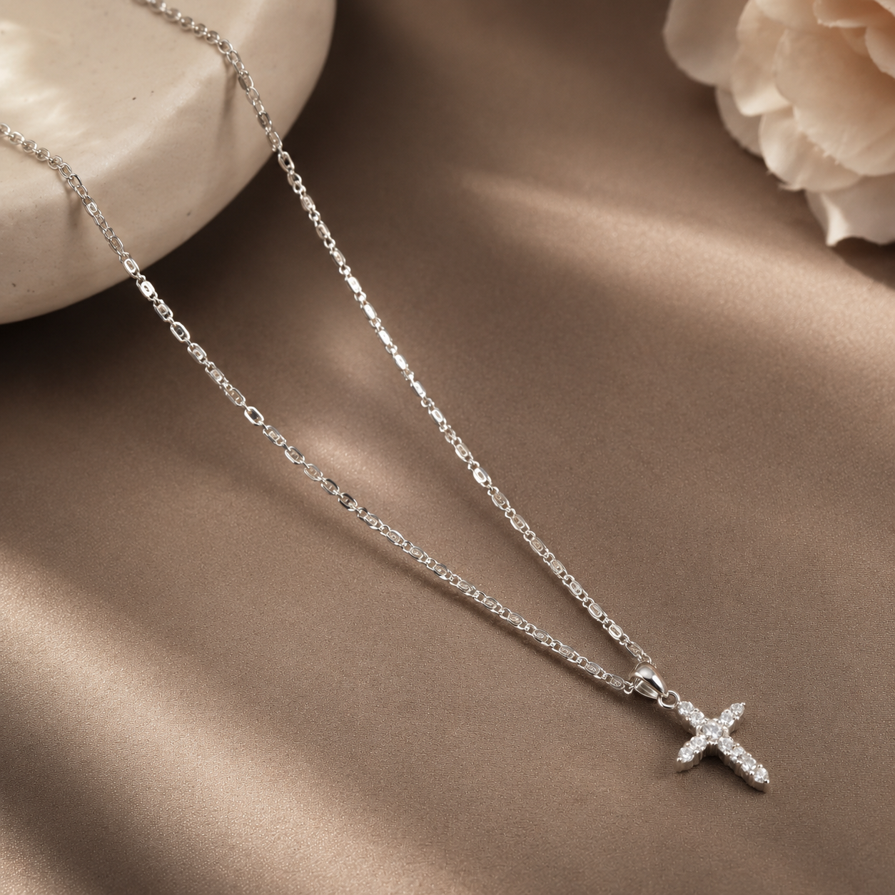 Naira Dazzle Silver Chain