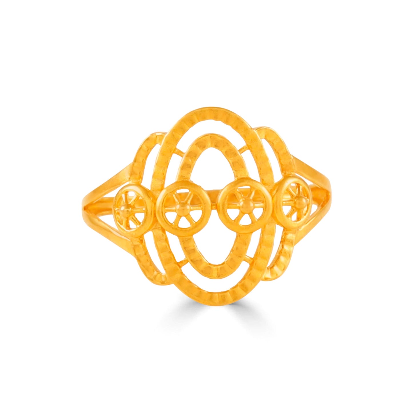 Jishnav Elegance Gold Ring