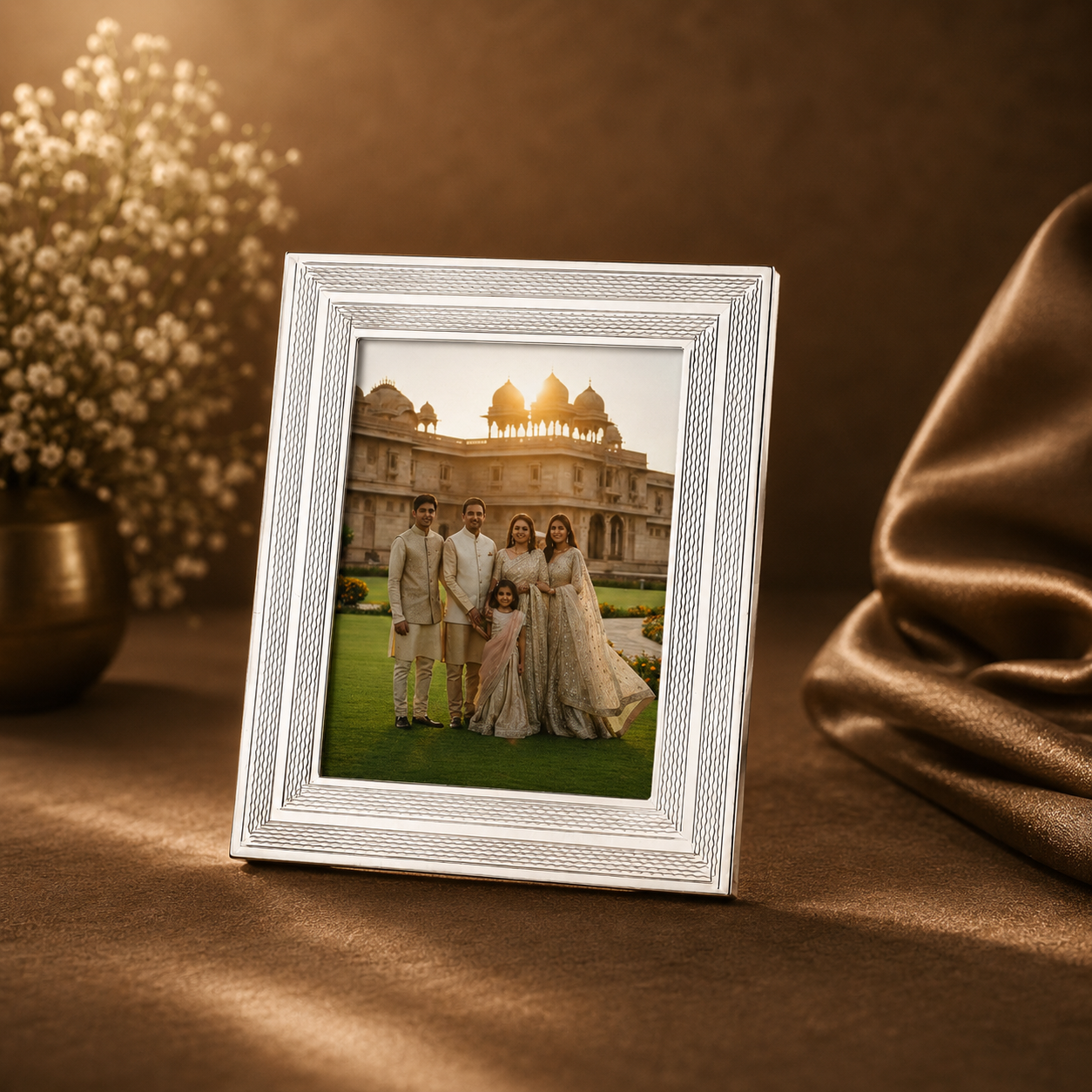 Noble Family Silver Photo Frame