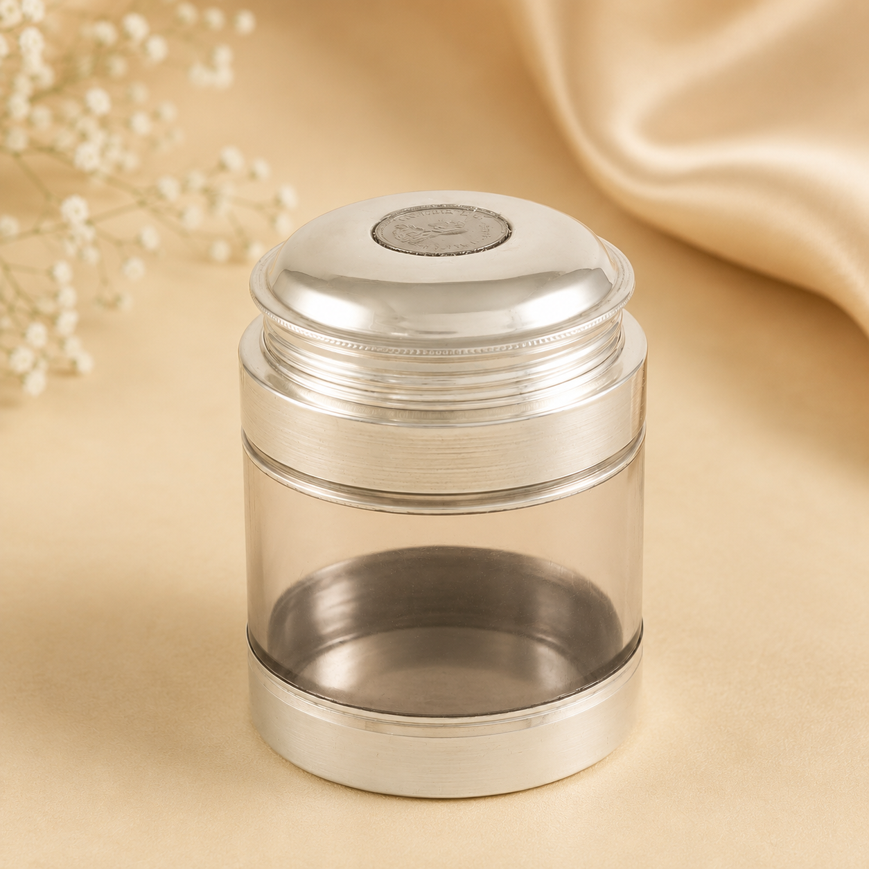 Fancy Multipurpose Silver Box