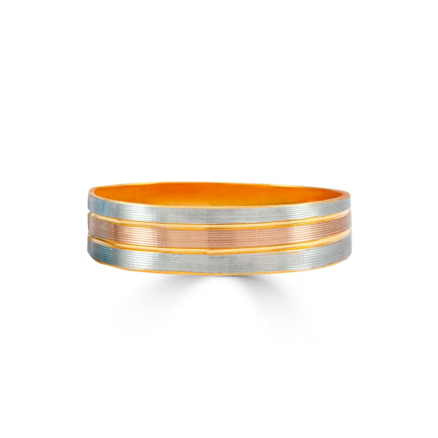 Triveni Blending Rose Gold Band Ring