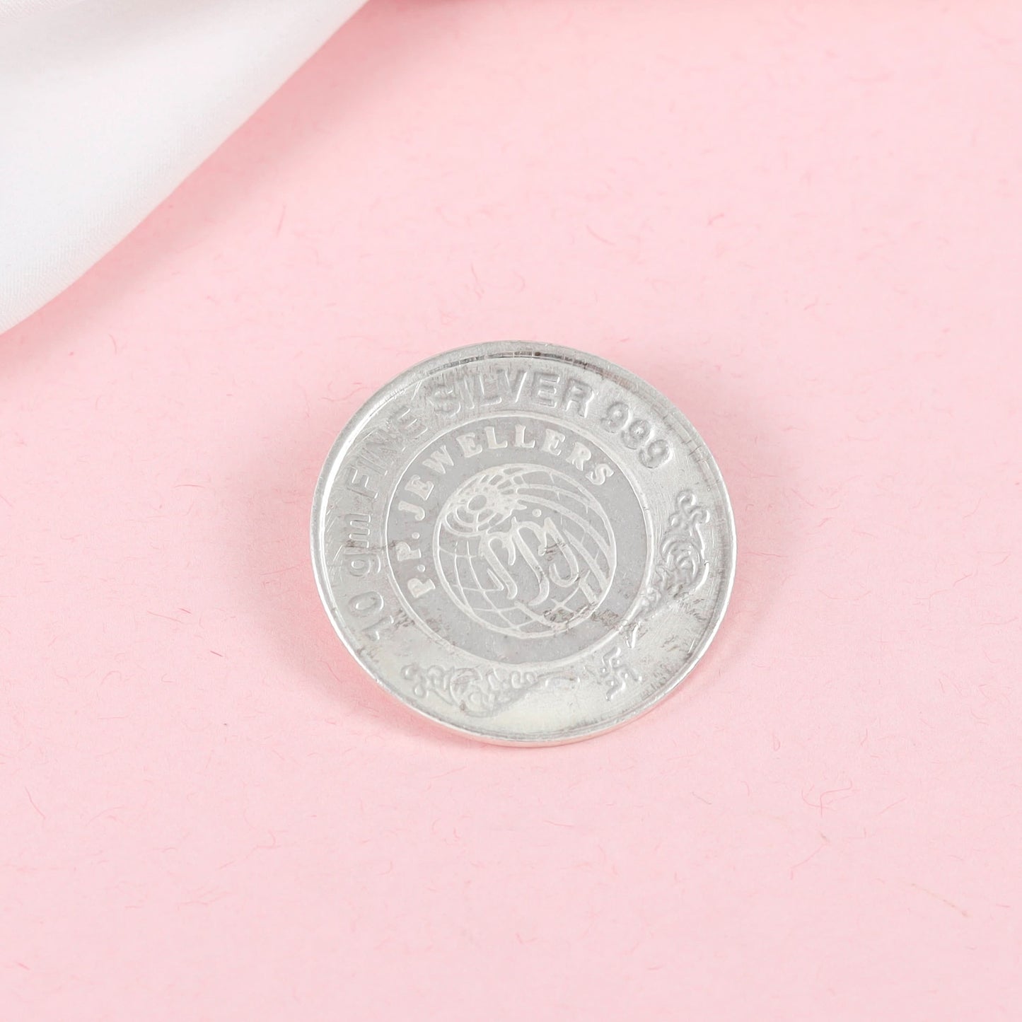 Ganesh Lakshmi 10Gm Silver Coin