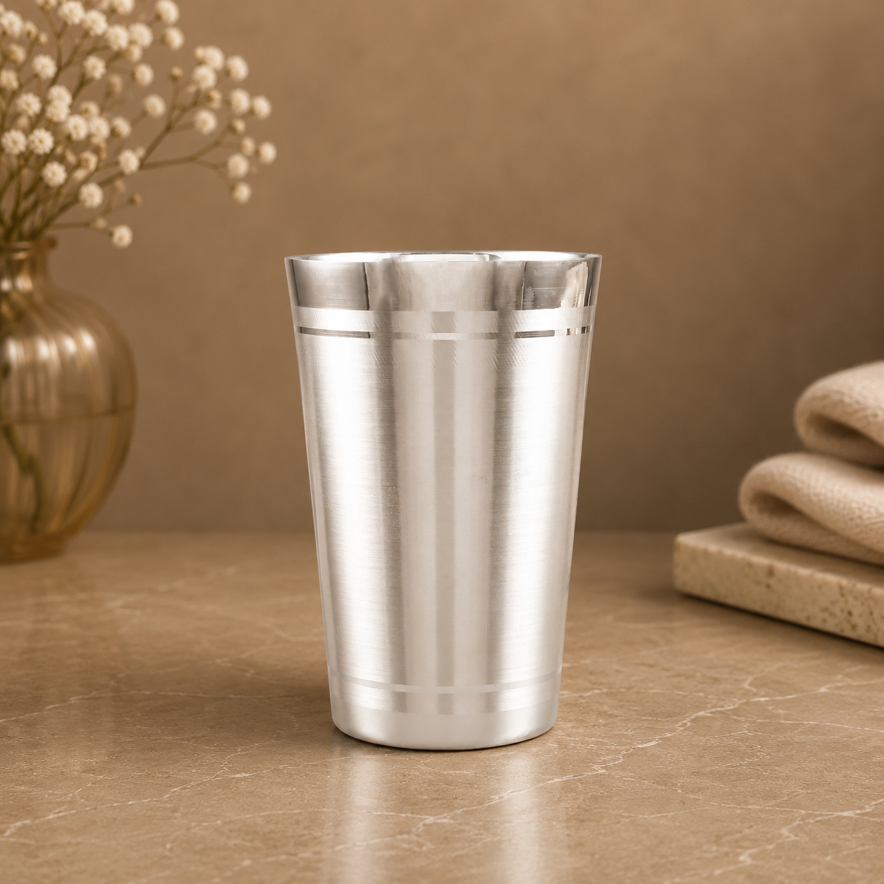 Royal Tall Finish Silver Glass