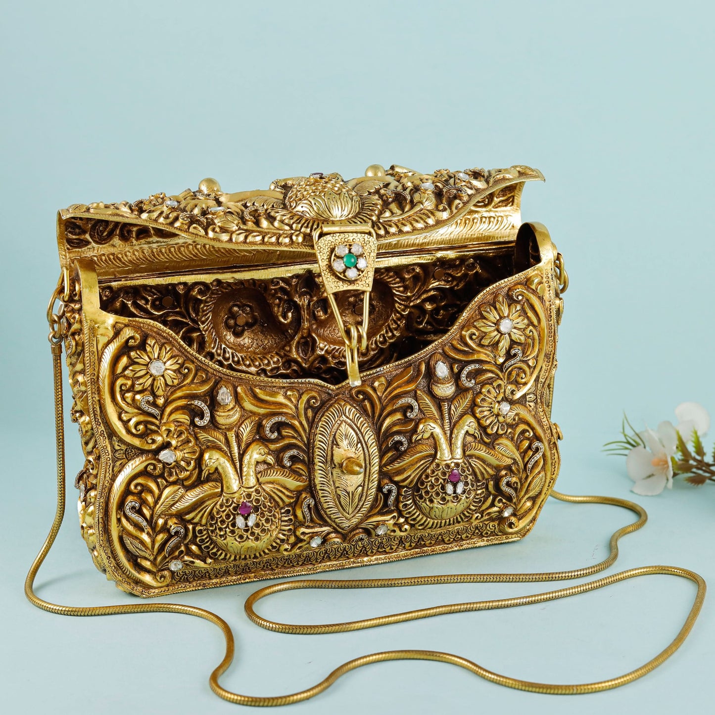 Beautiful Antique Silver Purse