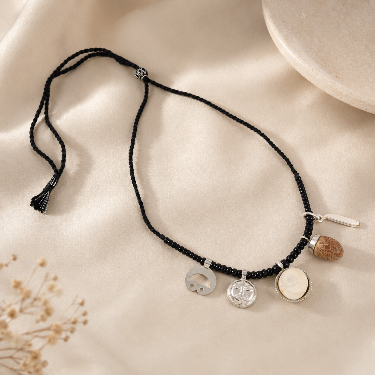 Moon Blessing Silver Baby Nazariya Set