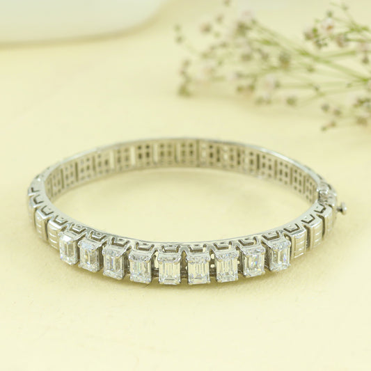 Reema Charming Swarovski Zirconia Silver Bracelet