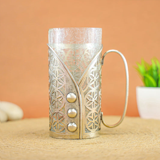 Eclectic Silver Glass