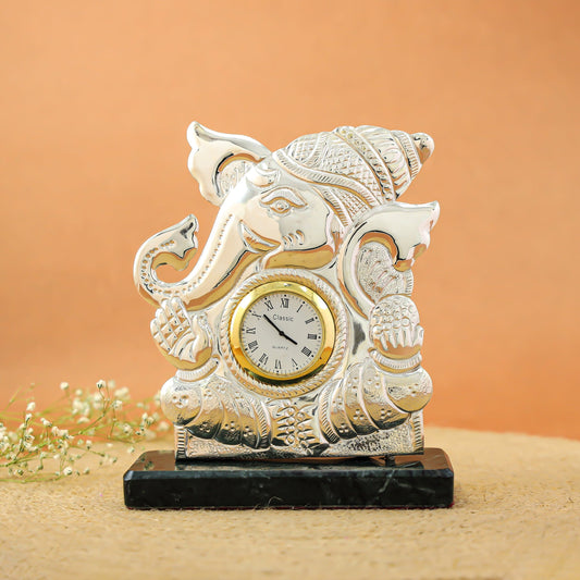 Traditional Ganesha Silver Table Watch