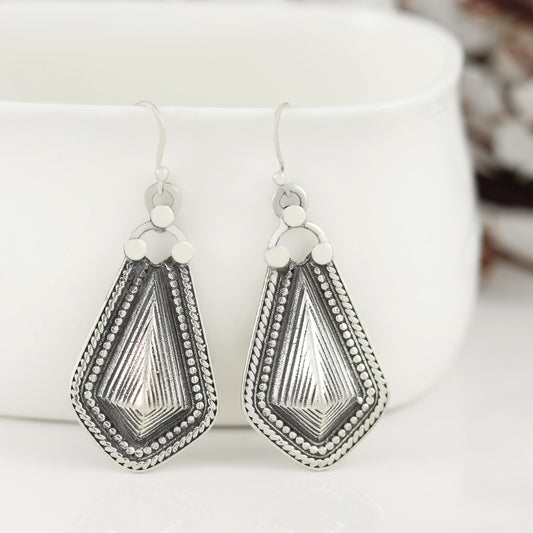 Sakhina Classy Silver Earrings