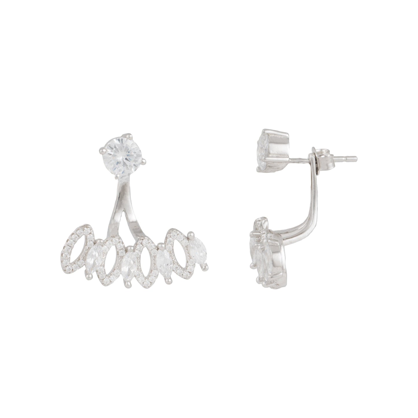 Adweta Elegant Silver Earrings