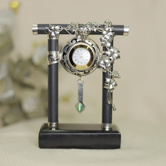Elegant Silver Table Watch