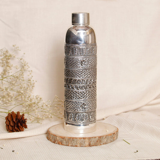 Antique Silver Water Bottle