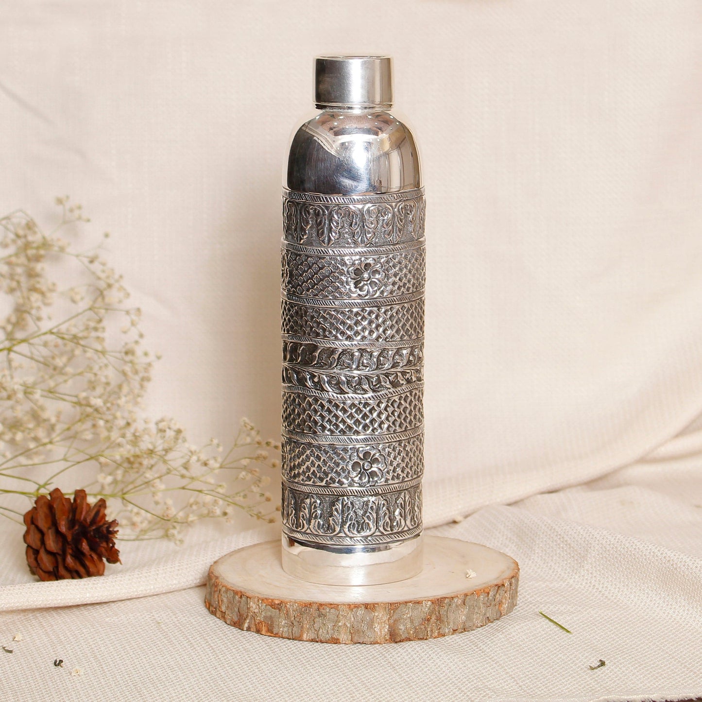 Antique Silver Water Bottle