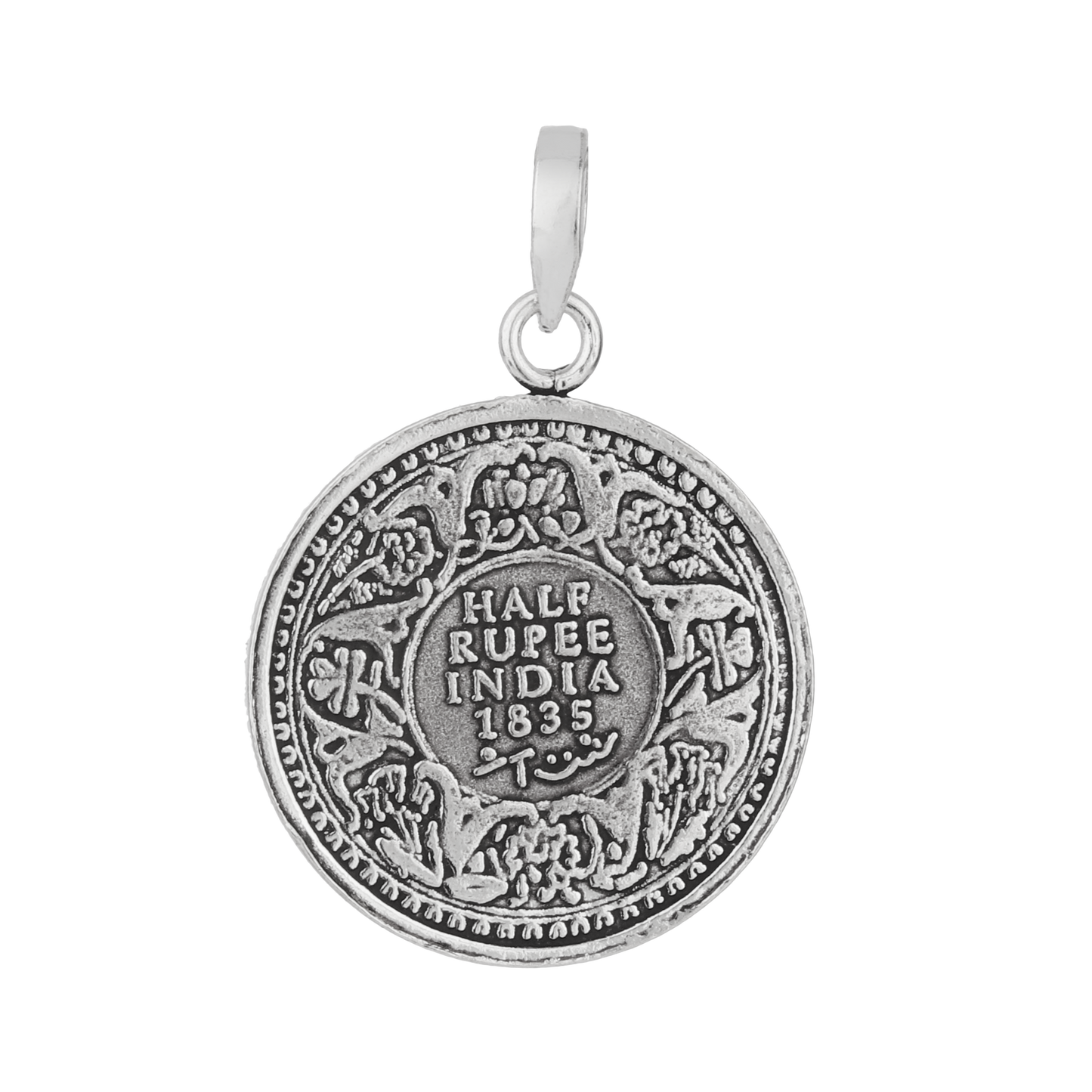 Nysa Coin Tribal Silver Pendant