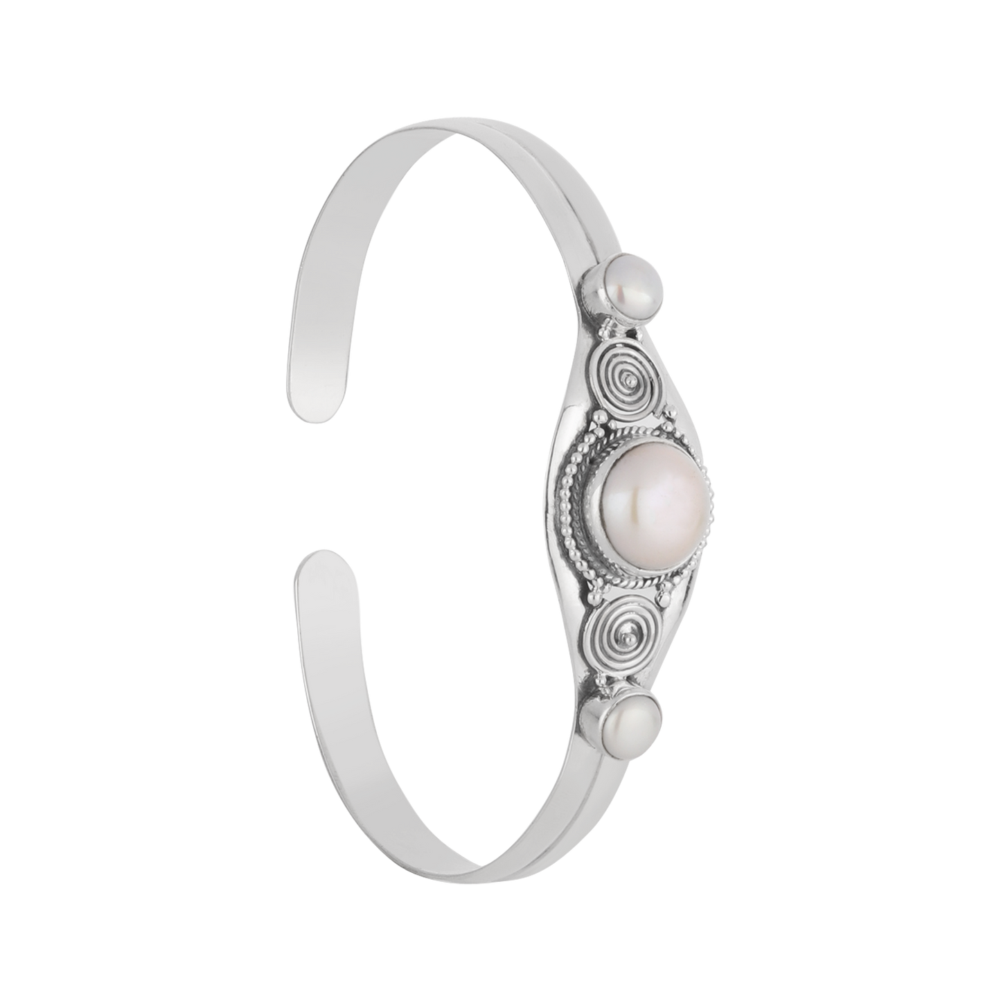 Maya Pearl Sterling Silver Bracelet