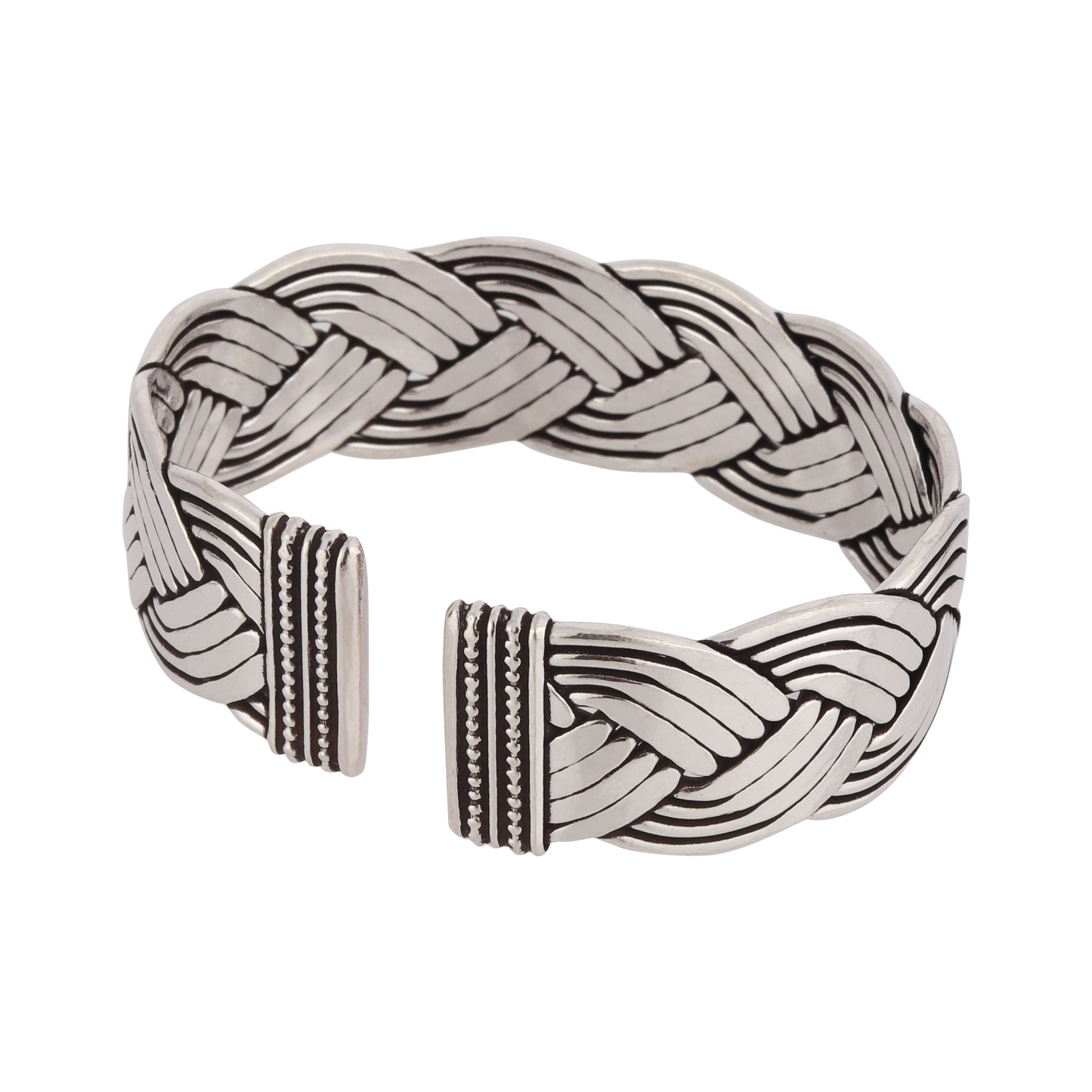 Arianna Classic Silver Cuff Bracelet
