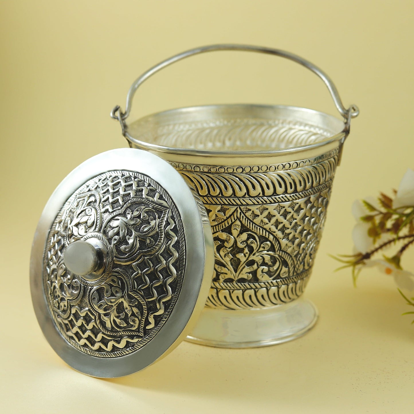 Antique Silver Bucket