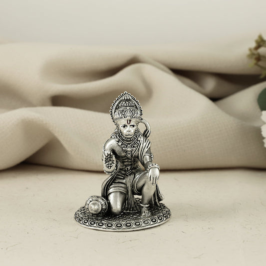 Sensational Hanuman Silver Idol