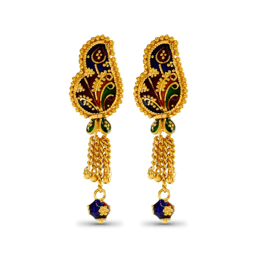 Jisha Regal Gold Earrings