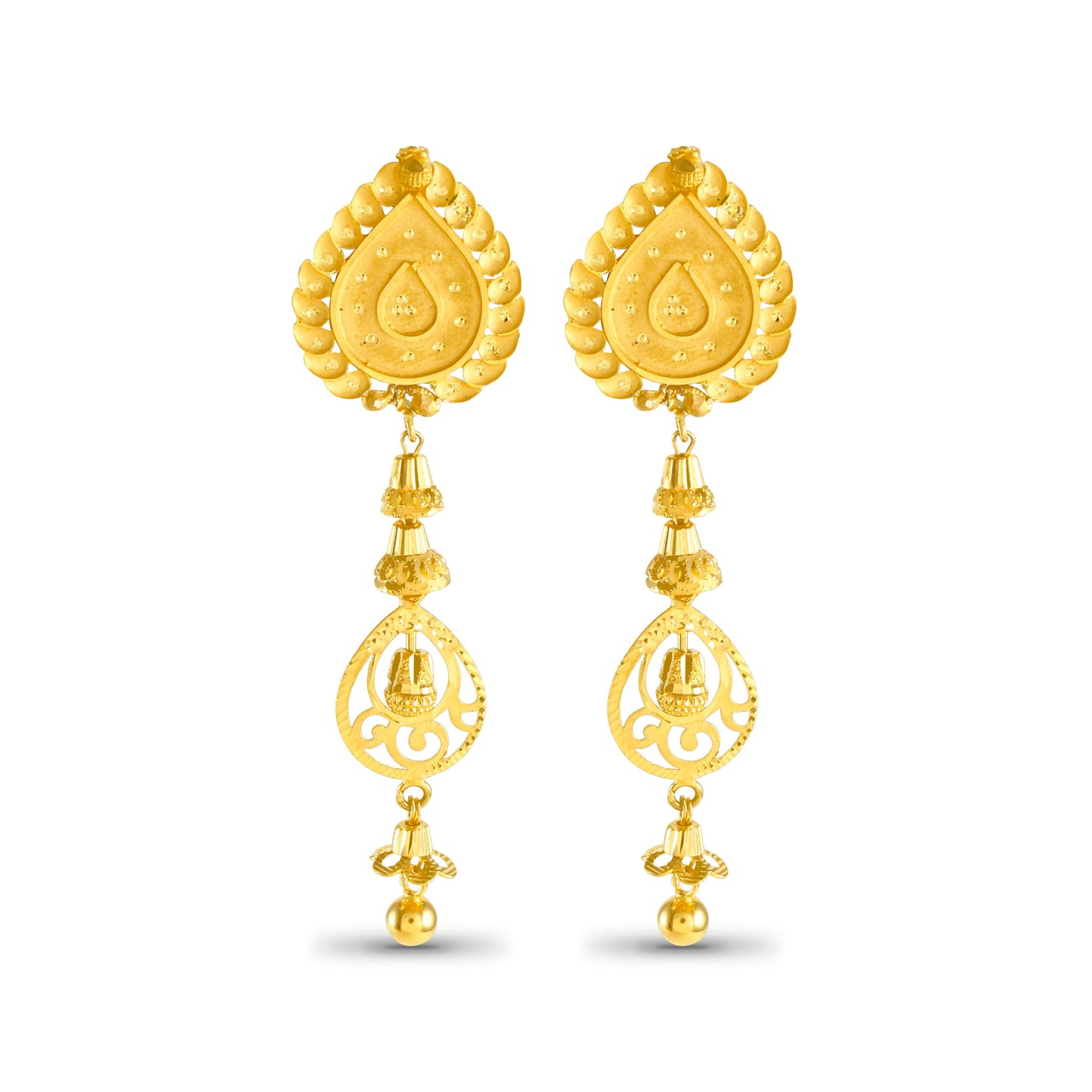 Aarohi Ethereal Gold Earrings