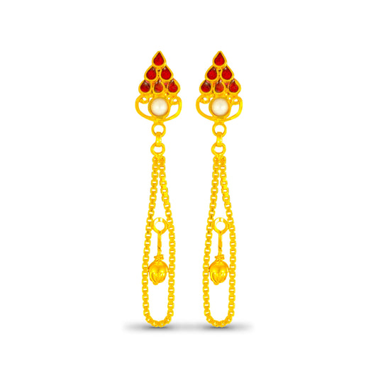 Charuni Precious Gold Earrings