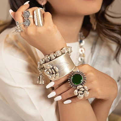 Silver Bangles
