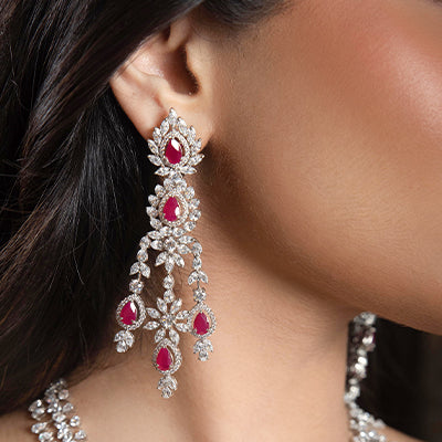 Sparkle Silver Earrings