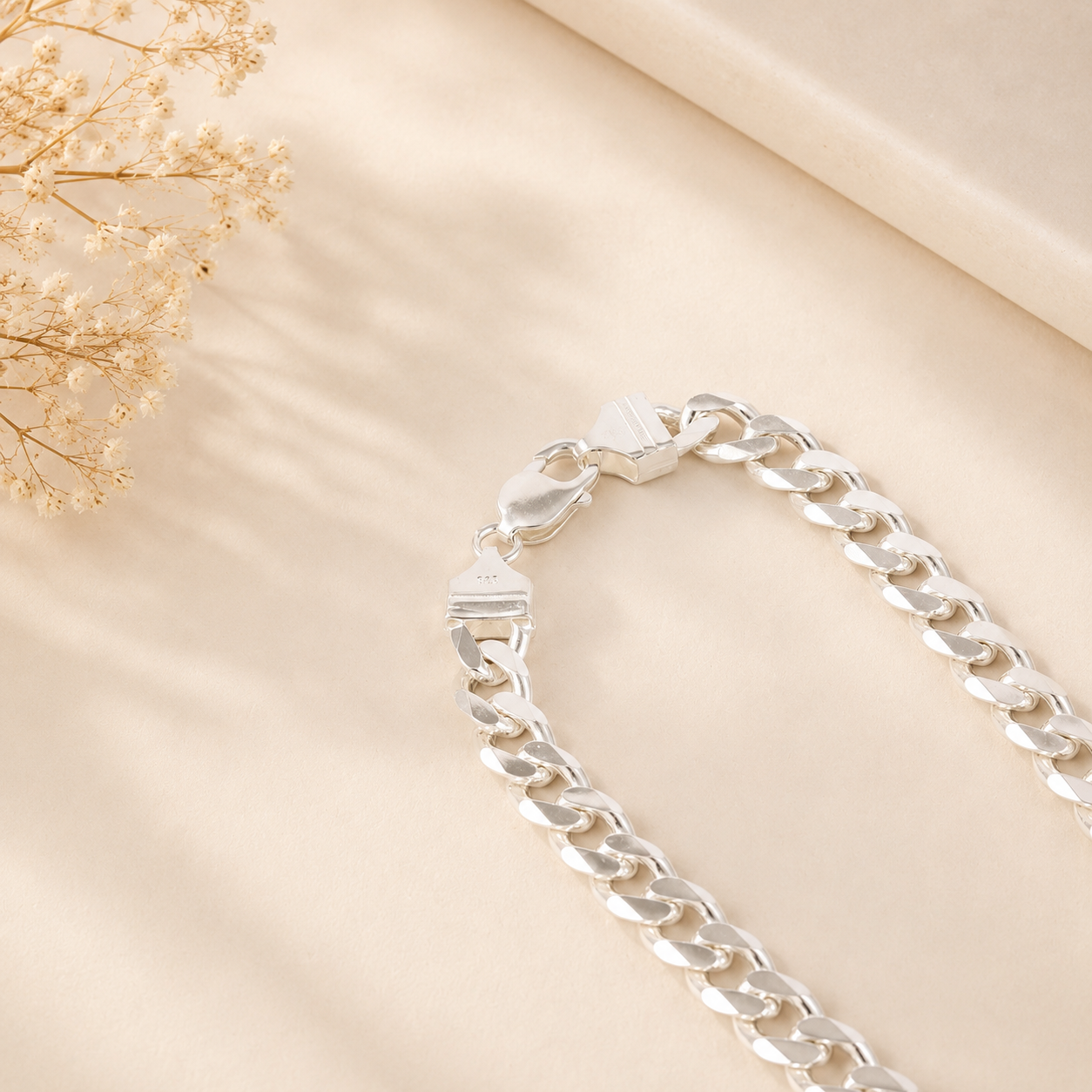 Premium Cuban  Silver Chain For Him