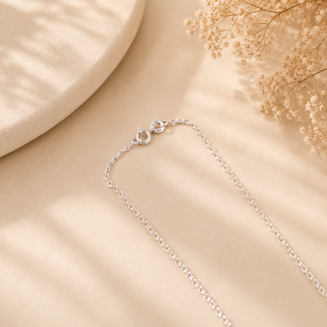 Eterna Cable Silver Chain For Him
