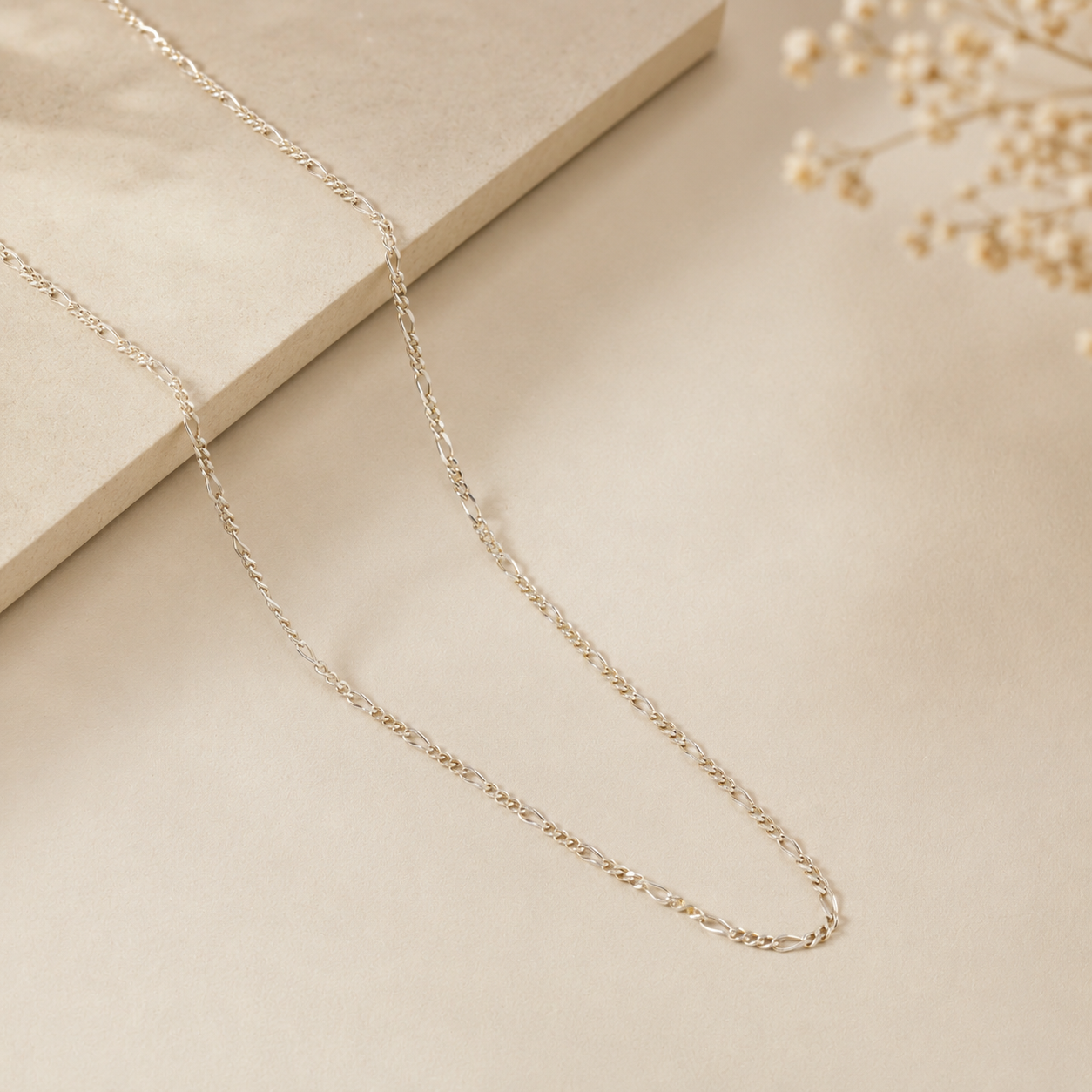 Elegant Harmony Silver Chain For Him