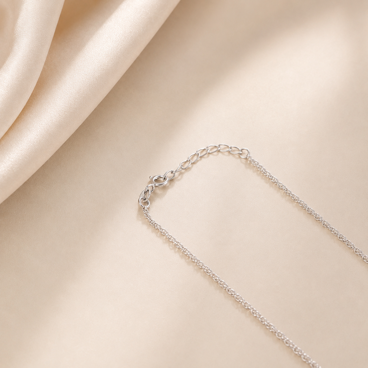 Twisted Elegance Silver Chain For Him