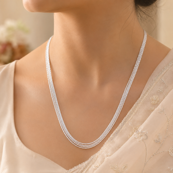 Zara Layered Silver Chain