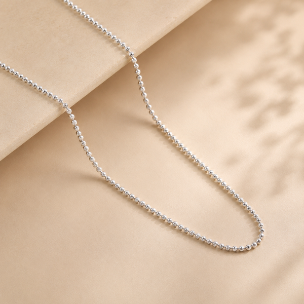 Nova Bead Silver Chain