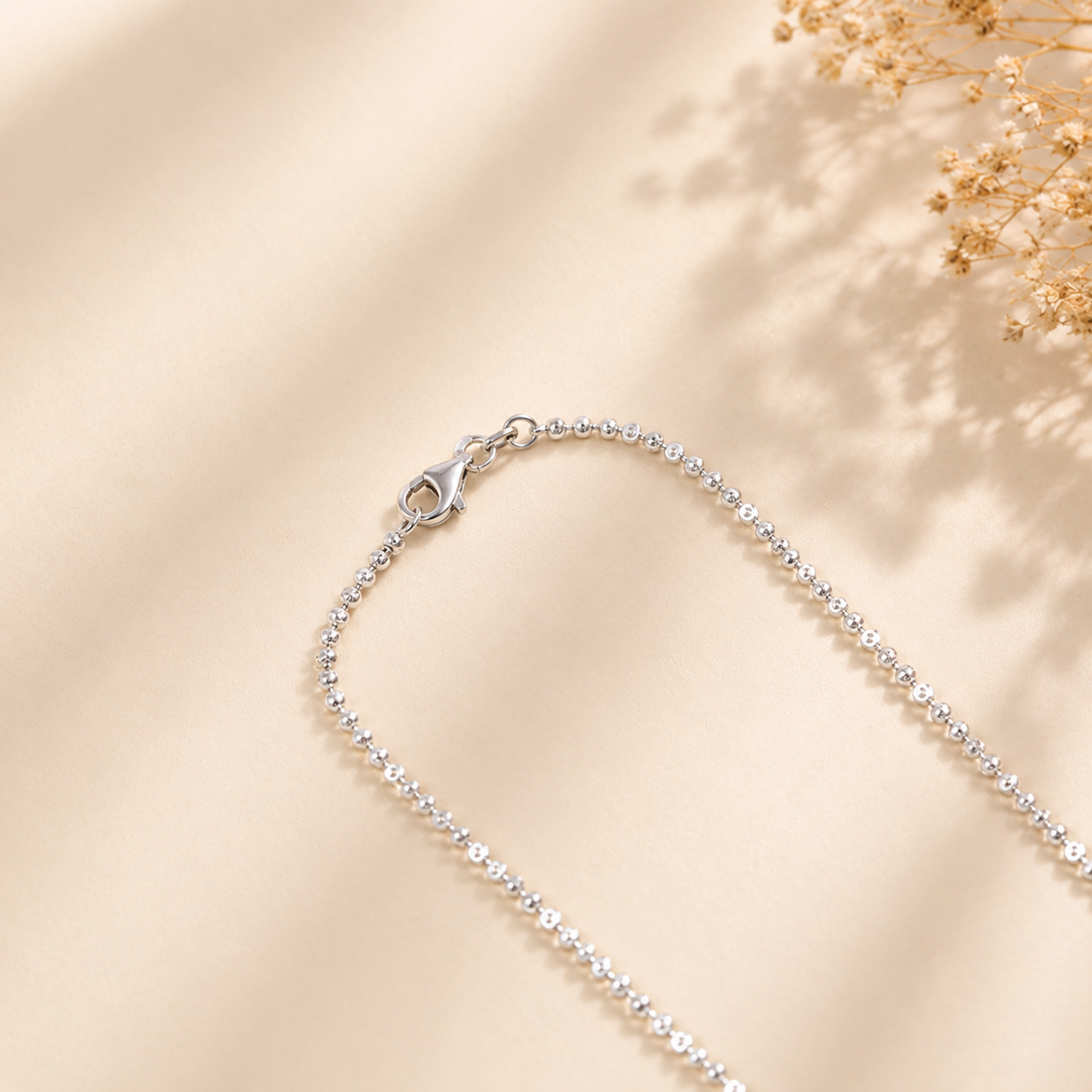 Nova Bead Silver Chain