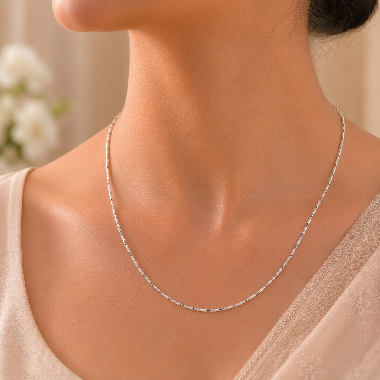 Minimal Luxe Silver Chain