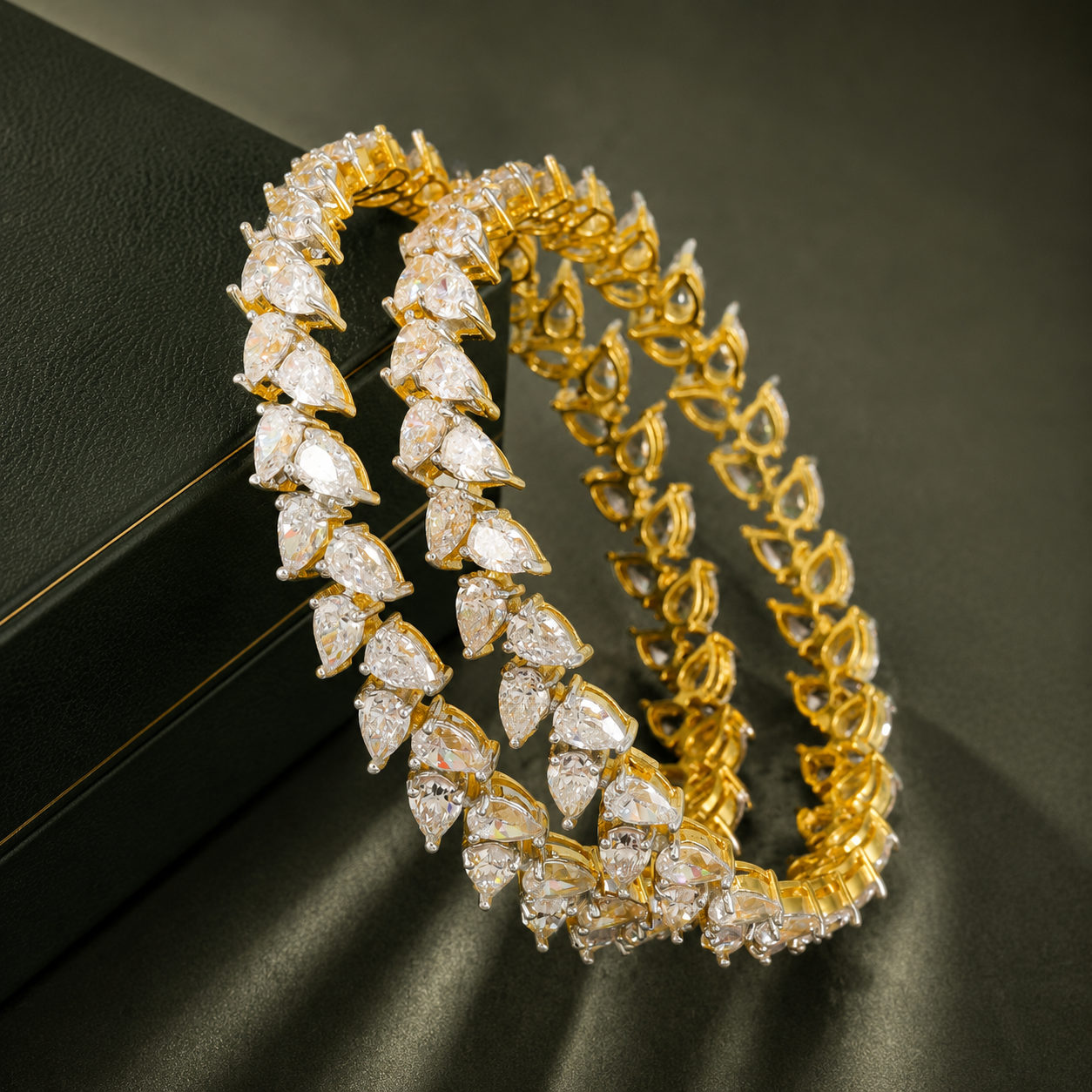 Shrishti Timeless Silver Bangles