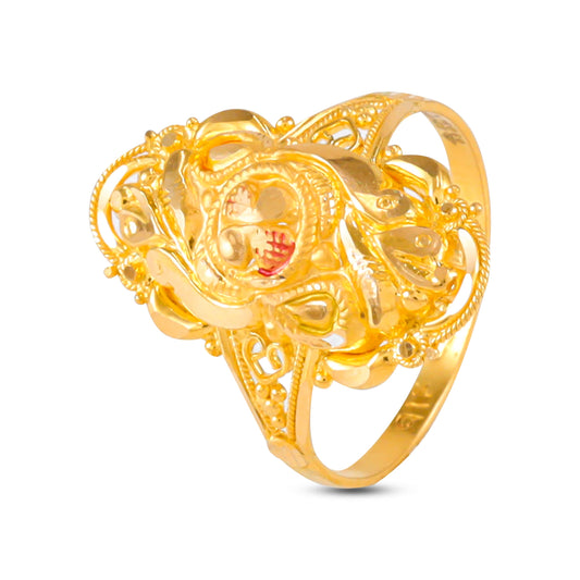 Kimaya Ravishing Gold Ring