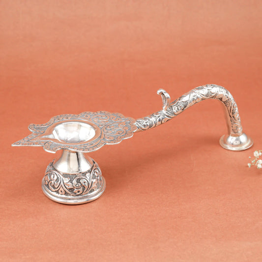 Elegant Silver Diya