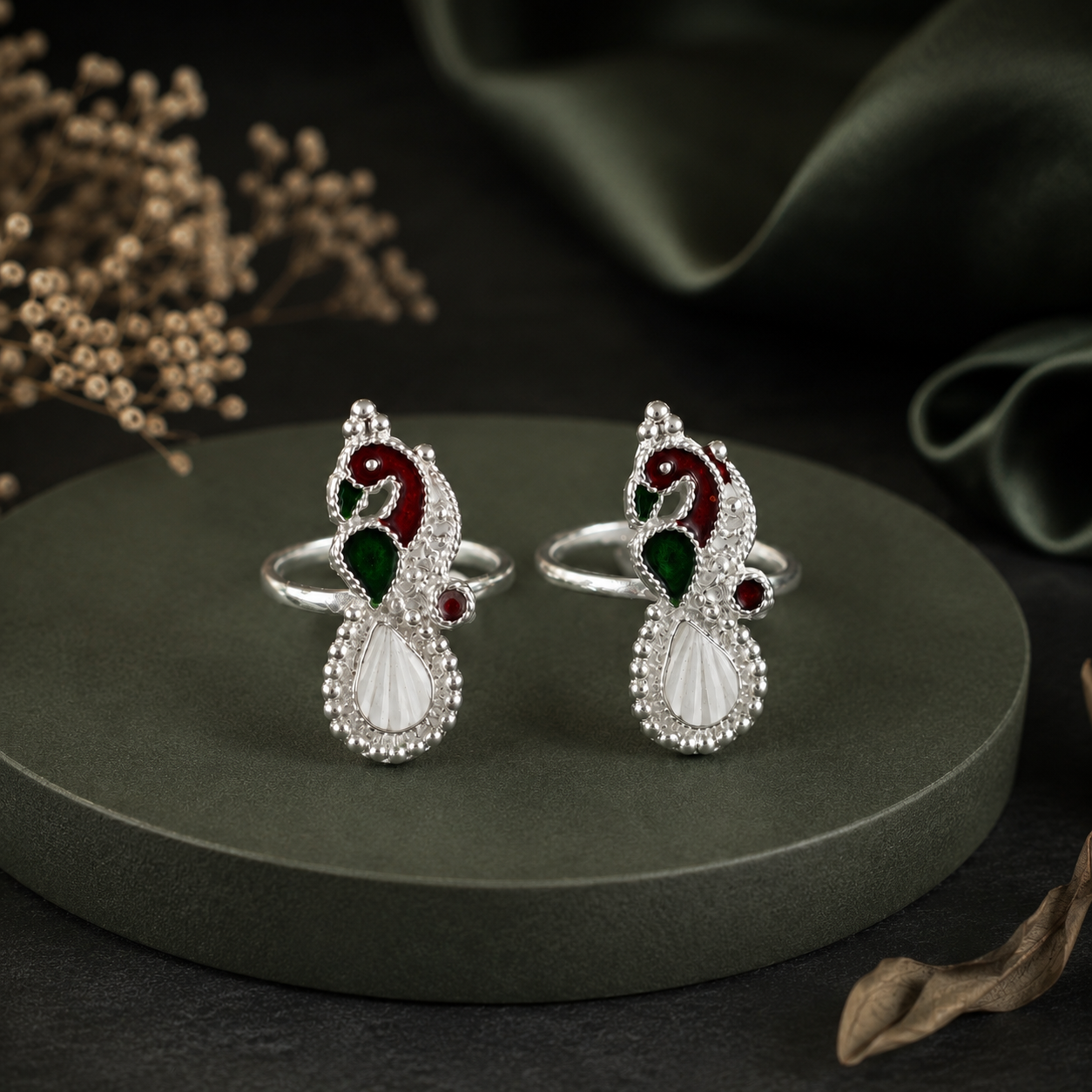 Aashvi Silver Toe Rings
