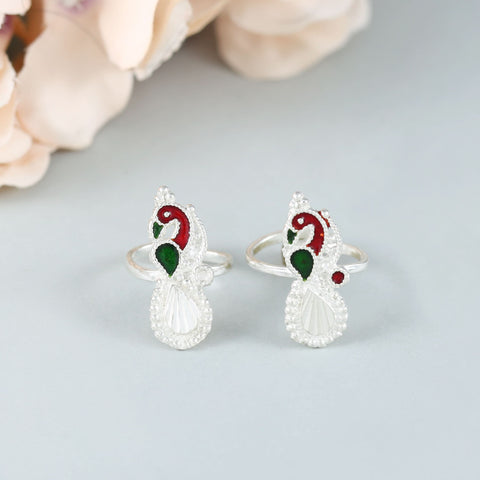Aashvi Silver Toe Rings