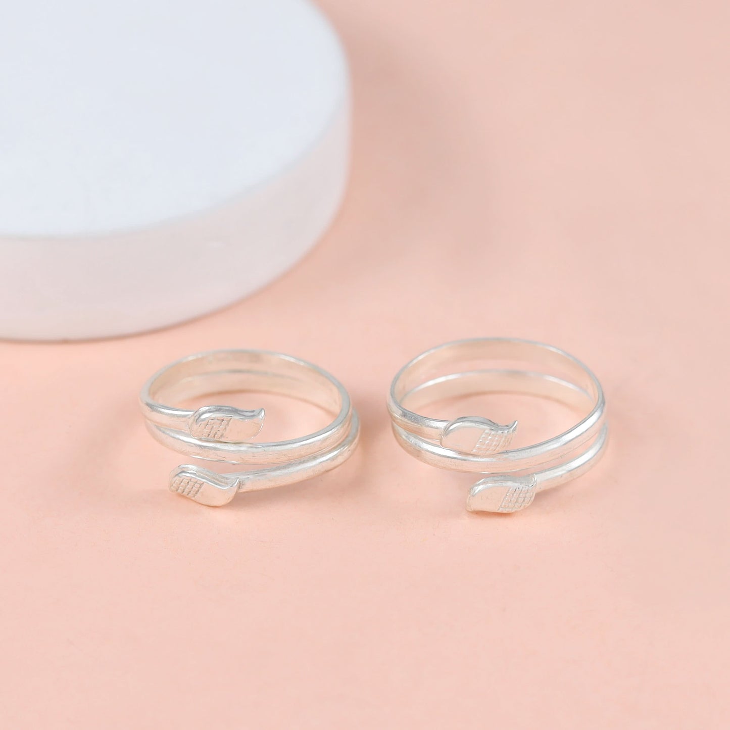 Charming Silver Toe Rings